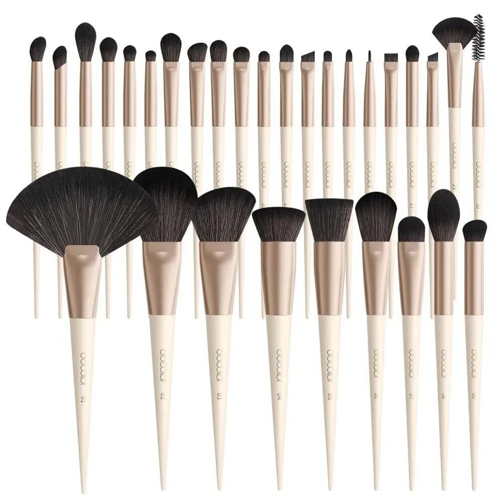 Docolor 30Pcs Professional Premium Synthetic Kabuki Makeup Brushes
